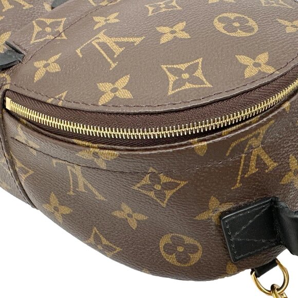 LOUIS VUITTON  Palm Spring Mini Monogram Canvas Backpack Brown - Picture 6 of 11